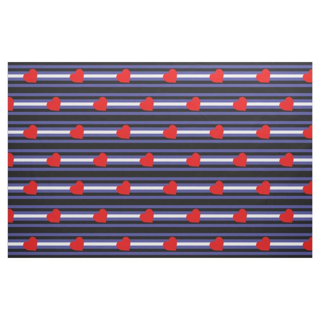 Leather Pride Flag Fabric (Fat Quarter)