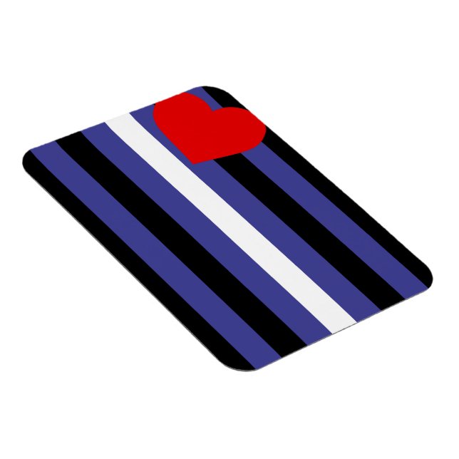 Leather Pride Flag Magnet (Right Side)