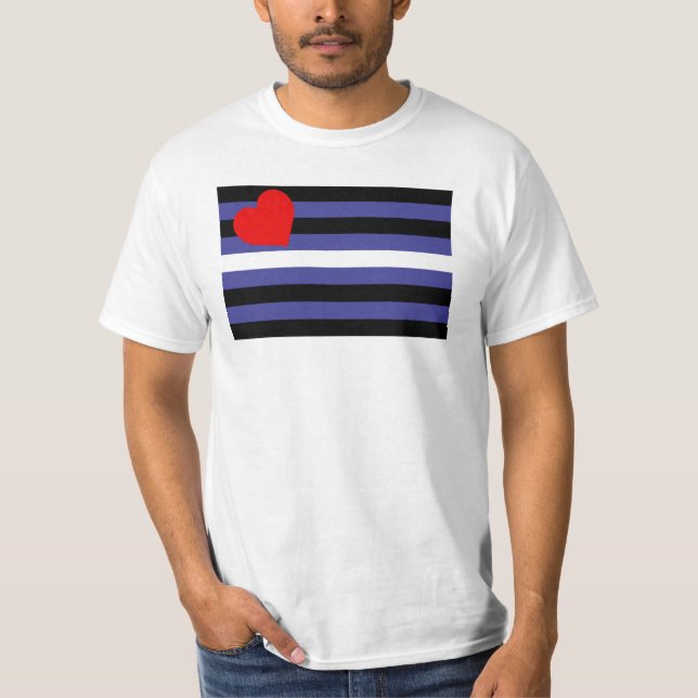 Leather Pride Flag T-Shirt (Front)