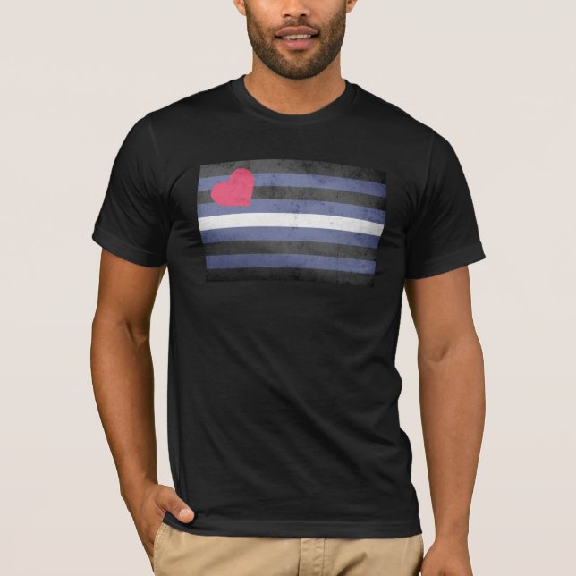 Leather Pride Flag T-Shirt (Front)