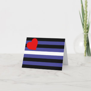 Leather Pride Flag Thank You Card