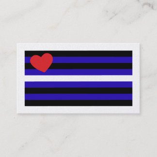 Leather Pride Flag Trick Card