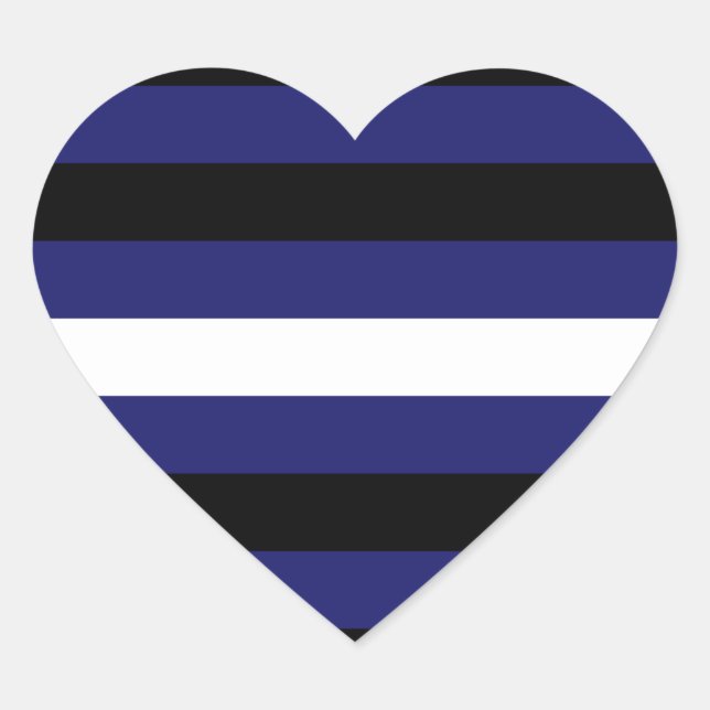 LEATHER PRIDE HEART STICKER (Front)