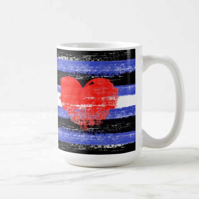 Leather Pride Paint Coffee Mug (Right)
