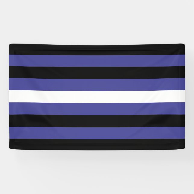Leather Pride Stripes Banner (Horizontal)