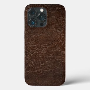 Leather Print iPhone 13 Pro Case