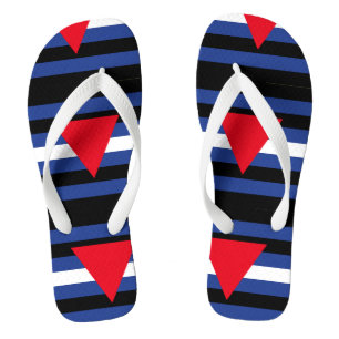 Leather Queer Pride Jandals