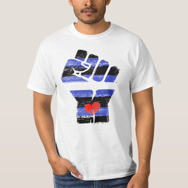 LEATHER RESIST FIST T-Shirt (Front)