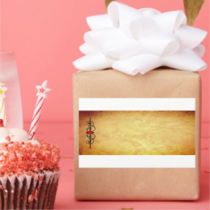 Leather & Ruby CUSTOM Profile CARD Rectangular Sticker