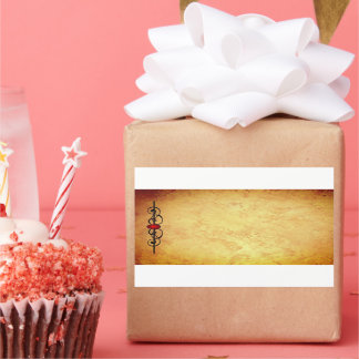 Leather & Ruby CUSTOM Profile CARD Rectangular Sticker