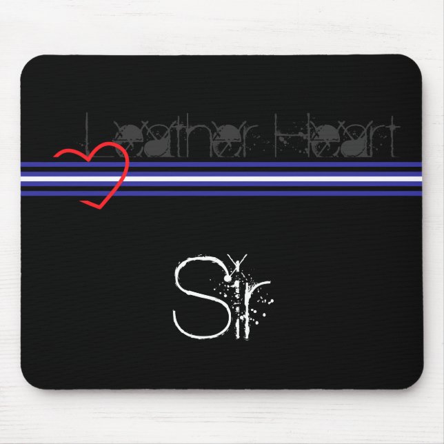 Leather Sir Mouse Pad (Front)