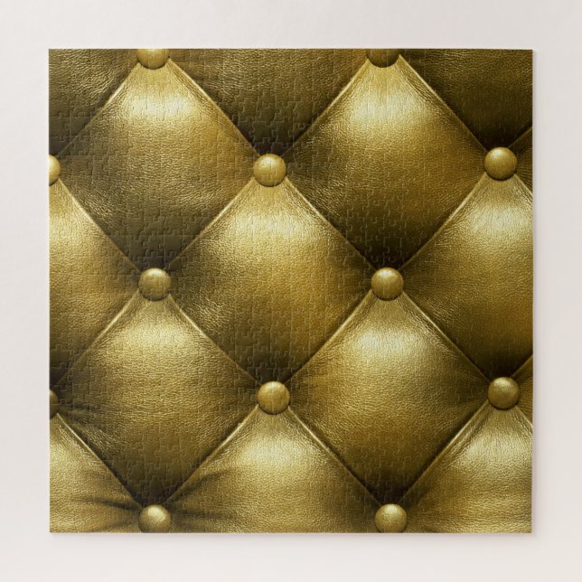 Leather Sofa Elegance: Luxurious Upholstery. Jigsaw Puzzle (Vertical)