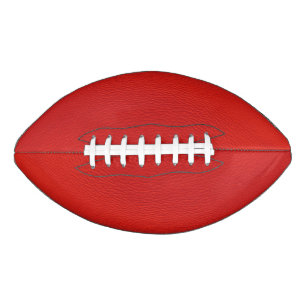 leather structure,red football
