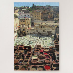 leather tannery morocco jigsaw puzzle