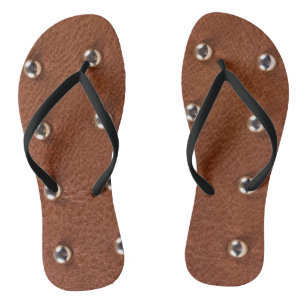 leather texture pattern jandals