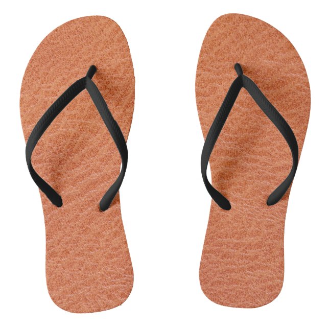 leather texture pattern jandals (Footbed)