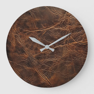 Leather Wall Clock