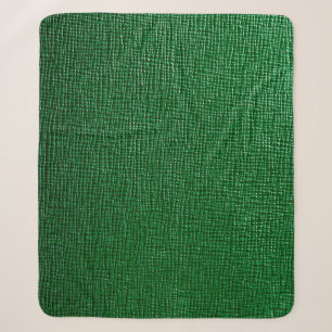 Leather with abstract pattern in green colour. Abs Sherpa Blanket