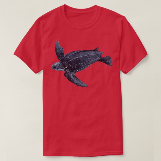 LEATHERBACK TURTLE T-Shirt (Design Front)