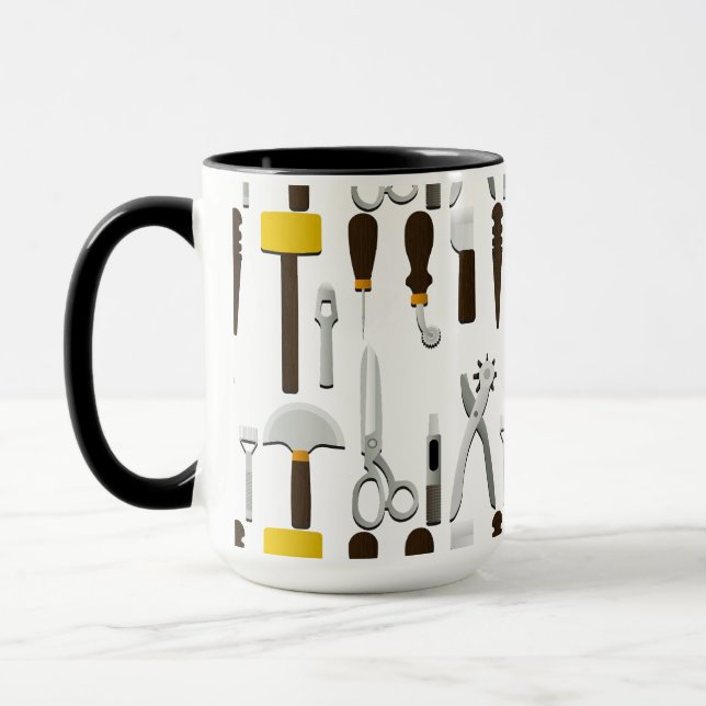Leatherworking tools mug (Left)
