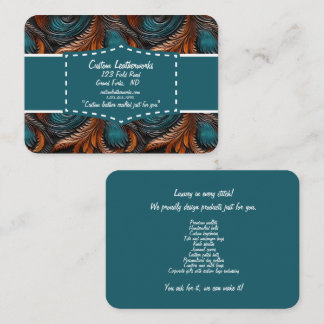 Leatherworks Company Business Card