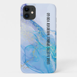 'Leave a Little Sparkle Wherever You Go' Quote Case-Mate iPhone Case