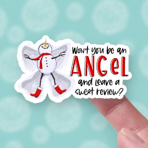 Leave a Review Cute Winter Snowman Angel Business