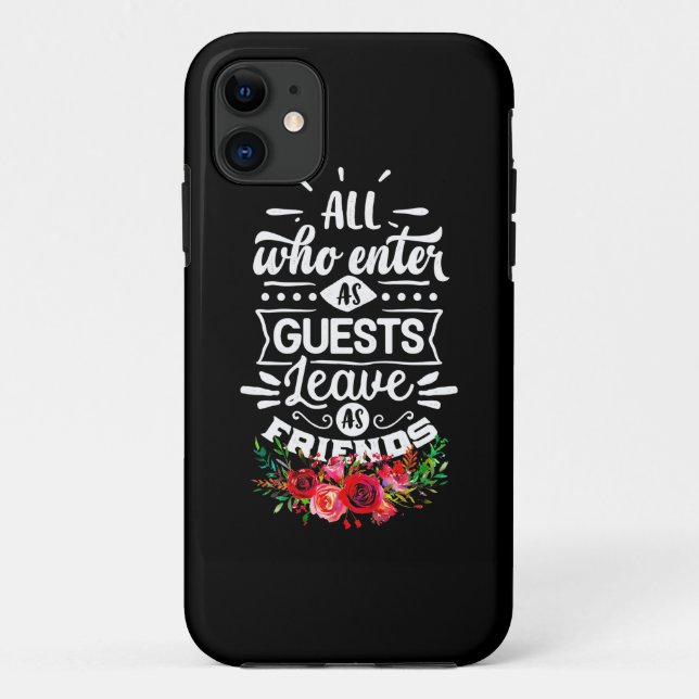 Leave As Friends Case-Mate iPhone Case (Back)
