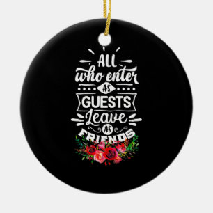 Leave As Friends Ceramic Tree Decoration