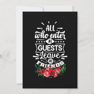 Leave As Friends Invitation