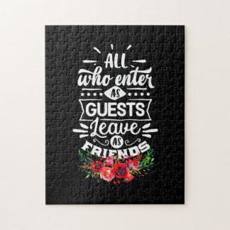 Leave As Friends Jigsaw Puzzle