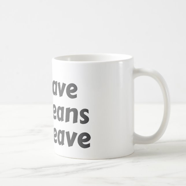 leave coffee mug (Right)