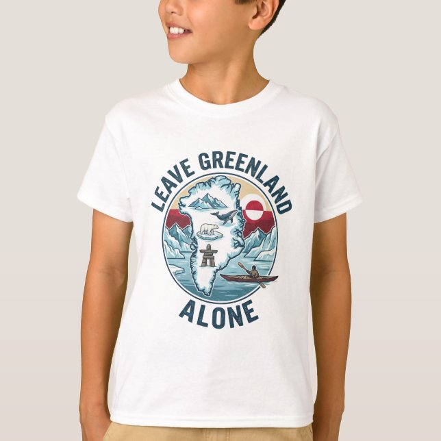 Leave Greenland Alone T-Shirt (Front)