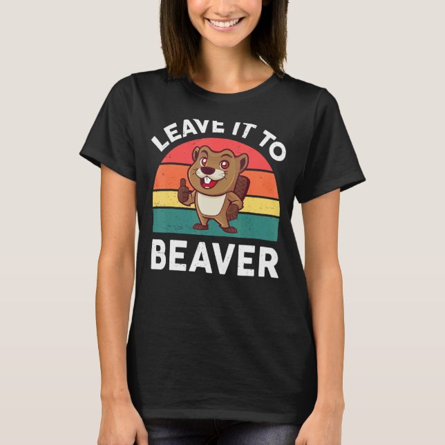 Leave It To Beaver  Animal   Rodent T-Shirt (Front)