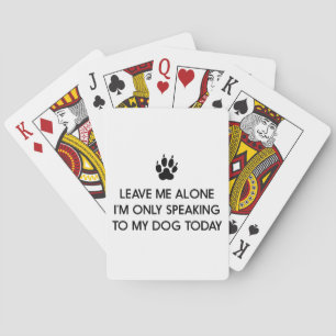 Leave Me Alone Playing Cards