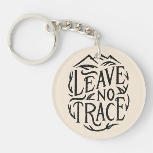 Leave no trace camping key ring