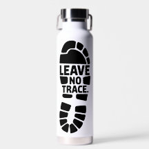 Leave No Trace Hiking Bootprint Design