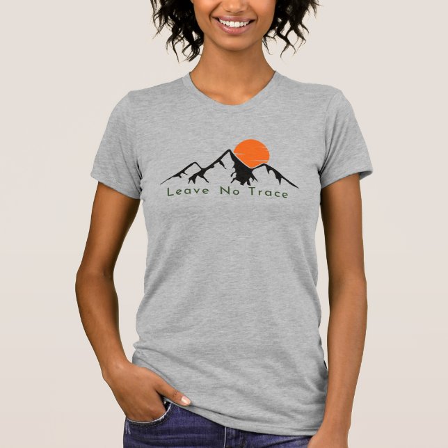 Leave No Trace Hiking T-Shirt (Front)
