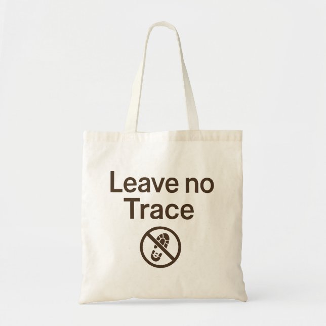 Leave no Trace Tote Bag (Front)