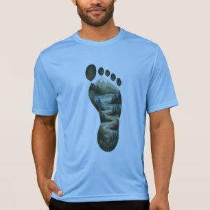 Leave Only Footprints - Nature Earth Day Eco T-Shirt