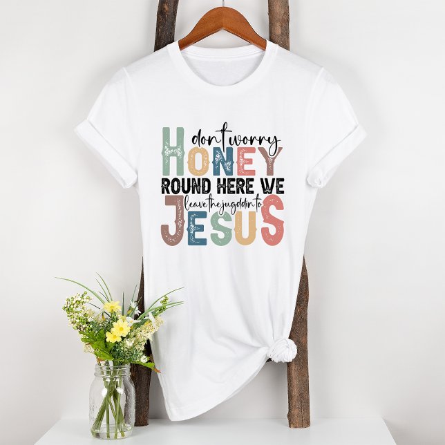 Leave the Judging to Jesus  Tri-Blend Shirt (Creator Uploaded)