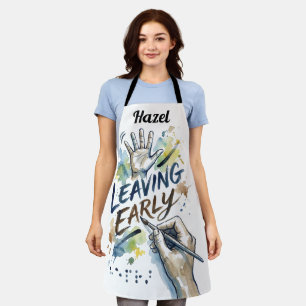 Leave The Office Early – Unique Creative Chef Gift Apron