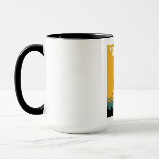 Leave the road, take the trails. mug (Left)