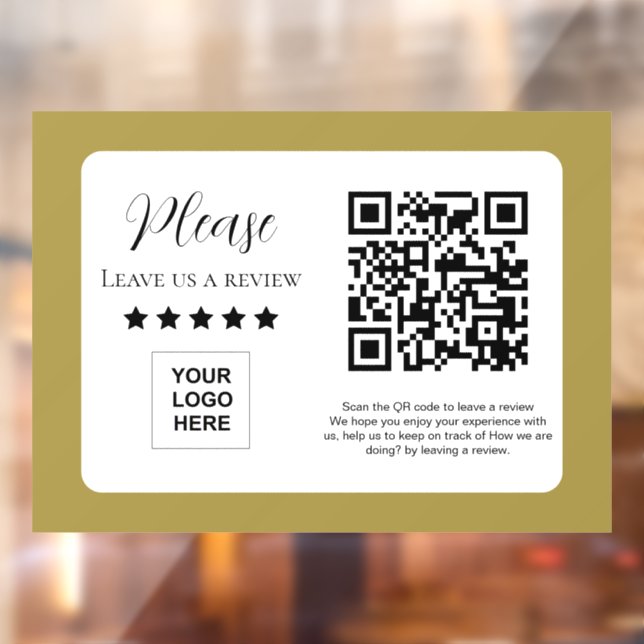 Leave us a review QR code Gold  (Sheet 2)