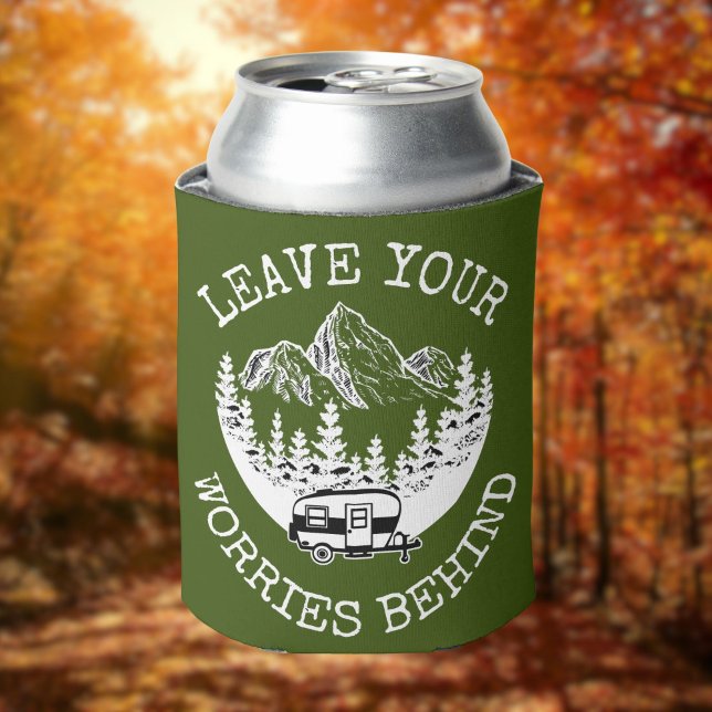 Leave Your Worries Behind Camping Life Can Cooler (Creator Uploaded)
