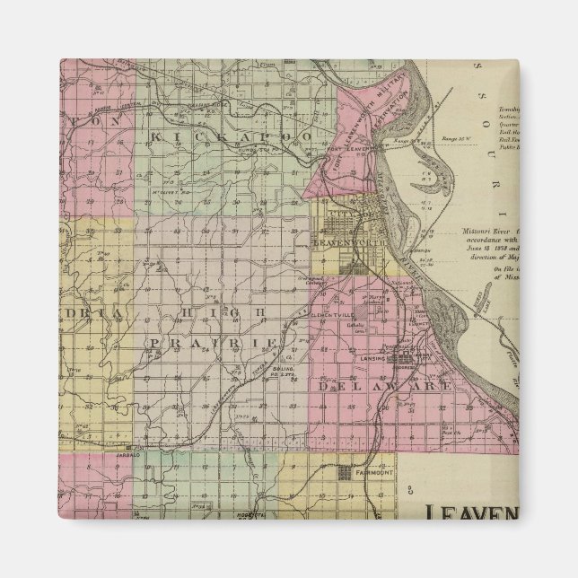 Leavenworth County, Kansas Magnet (Front)