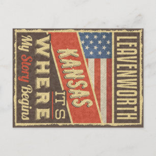 Leavenworth Kansas Postcard