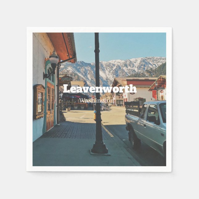 Leavenworth - Washington  Napkin (Front)