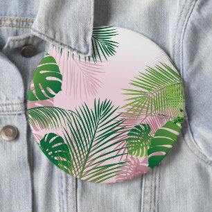 Leaves 1 6 cm round badge