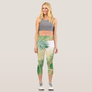 Leaves 2 capri leggings